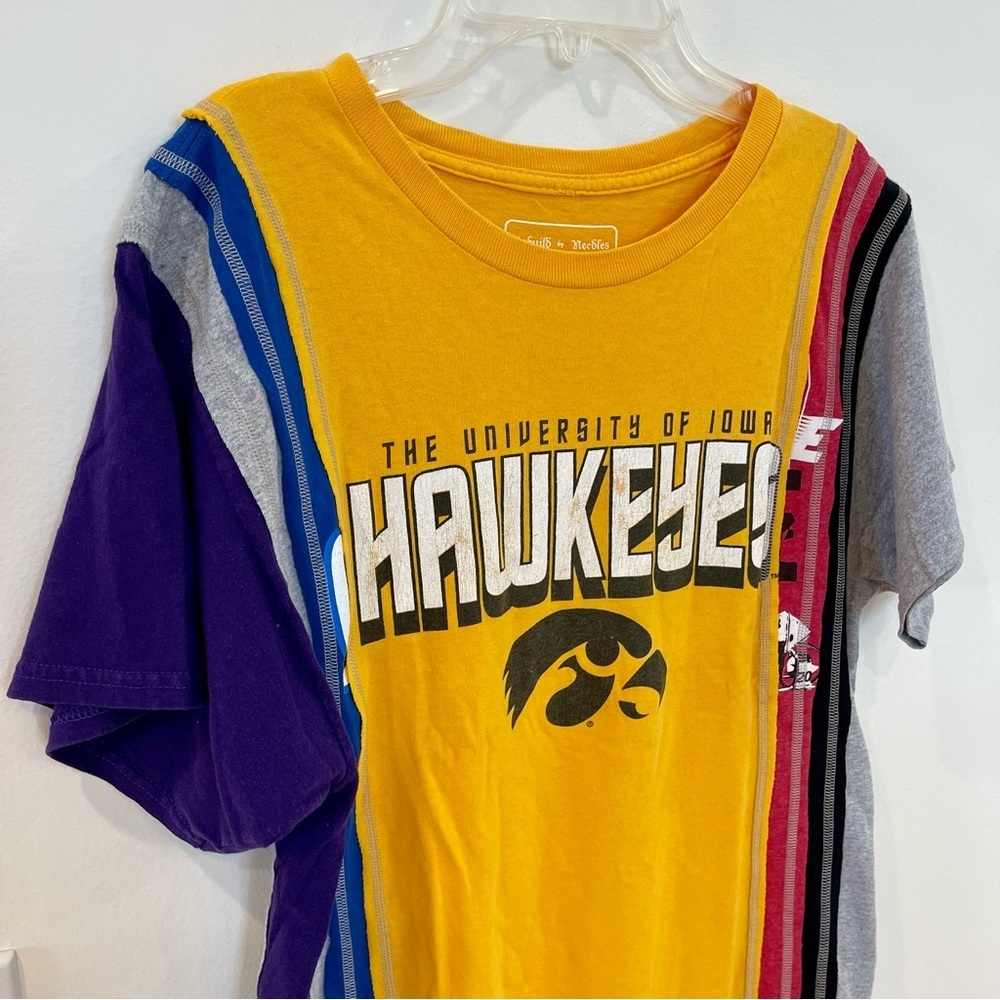 Nwt Needles 7 Cuts Shirt Short Sleeve , Vintage Reconstructed Collegiate Tees — image 3 of 8